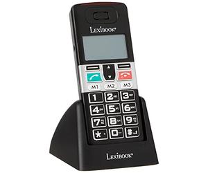Lexibook, Senior Mobile, Téléphone sans Fil avec Grandes Touches, MP100