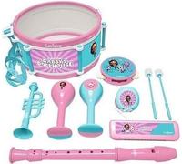 Lexibook - Set Musical Gabby et la Maison Magique - 7 instruments - Rangement dans le tambour