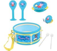 Lexibook - Set Musical Peppa Pig - 7 instruments - Rangement dans le tambour