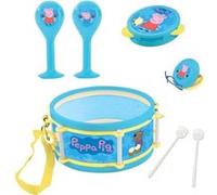 Lexibook - Set Musical Peppa Pig - 7 instruments - Rangement dans le tambour Bleu G