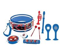 Lexibook - Set Musical Spider-Man - 7 instruments - Rangement dans le tambour