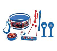 Lexibook - Set Musical Spider-Man - 7 instruments - Rangement dans le tambour