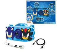 Lexibook, Sonic The Hedgehog, 4-en-1 Appareil Photo pour Enfants avec Protection, Fonctions Photo, Vidéo, MP3 et Jeux, 15 filtres pour Personnaliser Vos Photos, Carte Mémoire de 8 Go Incluse, DJ078SN