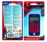 Lexibook, Spider-Man Calculatrice de Poche, C45SPLXB | Étui de protection, fonctions avancées, Sur pile, Bleu/Rouge