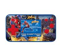 Lexibook Spider-Man Console de Jeux Portable Cyber Arcade Pocket, 150 Jeux, écran LCD, à Piles, Rouge/Bleu, JL1895SPLXB