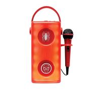 Lexibook Enceinte Bluetooth Marvel Spider-Man – Lumineuse, Micro, SD/TF, Rechargeable, Rouge
