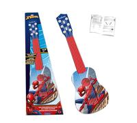 Lexibook Ma première guitare acoustique Spider-Man, 6 cordes nylon 53 cm, guide inclus Bleu/Rouge