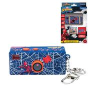 Lexibook, Spider-Man, Mini Appareil Photo USB-C, Bleu Rouge, DJKC78SPLXB | Mini appareil photo avec modes photo et vidéo, filtres amusants et format porte-clés compact.