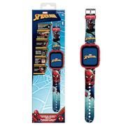 Lexibook, Spider-Man, Montre Bluetooth avec écran Couleurs Spider-Man avec Camera et Carte mémoire de 8 Go, Rouge, DMW071SP