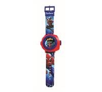 Montre digitale avec projection spiderman bleu TU