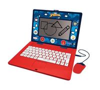 Lexibook, Spider-Man, Ordinateur Portable bilingue et éducatif Espagnol/Anglais, Jouet pour Enfants, 170 activités à Apprendre, Jouer et Musique, Grand écran, Bleu/Rouge, JC599SPi2