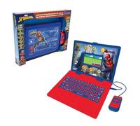 Lexibook Spider-Man Ordinateur Portable éducatif bilingue Anglais/français écran Couleur, 130 activités d'apprentissage, Maths, Langues, logique, Jeux et Musique, JC798SPi1LXB