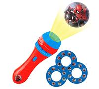 Lexibook Projecteur à histoires et lampe torche Spiderman Rouge TU