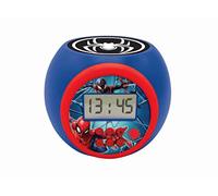 Réveil Projecteur Spiderman Marvel, Fonction Alarme , Veilleuse Avec Minuterie, À Piles Multicolore TU
