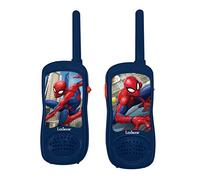 Lexibook, Spider-Man, Talkies-Walkies, Jeu de Communication pour Enfant, Clip Ceinture, à Piles, Rouge/Bleu, TW11SP