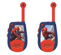 Lexibook, Spider-Man - Talkies-Walkies numériques portée 2 km, Fonction Morse Lumineux, Clip Ceinture, à Piles, Bleu/Rouge, TW25SP