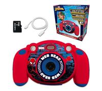 Lexibook Spiderman - Appareil Photo pour Enfants, Fonction Photos et vidéos, Jeux, Carte SD de 32Go Incluse - DJ080SPLXB