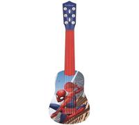 Lexibook Ma première guitare acoustique Spider-Man, 6 cordes nylon 53 cm, guide inclus Bleu/Rouge