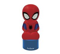 Lexibook Spiderman Veilleuse et Haut-parleur pour chambre d'enfants, changement de couleurs, lumière douce, à piles, Bleu/Rouge, NS01SP