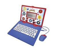 Lexibook, Spidey et Ses Incroyables Amis, Ordinateur Portable bilingue et éducatif français/Anglais, Jouet pour Enfants, 170 activités pour Apprendre, Rouge/Bleu, JC599SPi1LXB