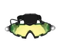 Lexibook - Spy Mission, Lunettes de Vision Nocturne Espion, lumières LED rétractables, Verres teintés Vert, Bandes élastiques Ajustables, Noir, RPSPY04LXB