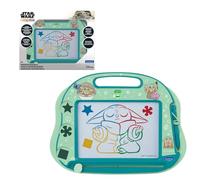 Lexibook, Star Wars Ardoise Magique Magnétique, CRSW550LXB | Multicolore Magnétique Tableau avec Stylet et tampons, Jouet créatif effaçable pour enfants