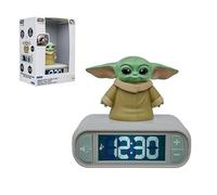 Lexibook, Star Wars, Réveil - Veilleuse Grogu avec Effets sonores, Vert, RL800SW