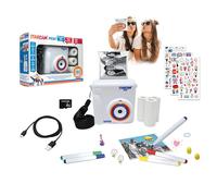 Lexibook Appareil photo instantané Starcam Print DJ130 – 3 rouleaux de papier et dragonne, Blanc