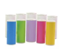 Lexibook, StarCAM Print, Pack de Recharge pour Appareil Photo instantané DJ150, 10 Rouleaux Autocollants (5 Blancs, 5 colorés: Vert, Bleu, Violet, Rose, Jaune), DJ150A