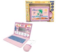 Lexibook Ordinateur portable éducatif bilingue Disney Stitch 124 activités (FR/EN) Multicolore