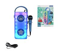 Lexibook Enceinte Bluetooth Stitch BTP185DZ lumineuse avec micro SD/TF batterie rechargeable Bleu