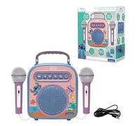 Lexibook Enceinte sans-fil Disney Stitch BTC050D avec 2 micros Rose/Bleu