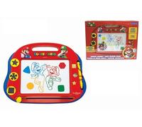 Lexibook, Super Mario Ardoise de Dessin, CRNI550LXB | Multicolore Magic Magnétique Tableau à Dessin, Stylet et tampons, Rouge/Bleu
