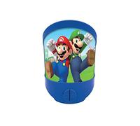Lexibook Veilleuse chevet/murale Nintendo Super Mario NLJ20NI – lumière douce, à piles, pour enfants