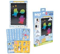 Lexibook, Tablette à Dessins e-Ink Multicolore 28cm avec pochoirs Bluey, Bleu, CRT10BY