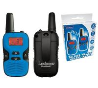 Lexibook, Talkies-Walkies numériques Longue Distance 5 km, Batterie Rechargeable, Clip Ceinture, Bleu, TW43LXB