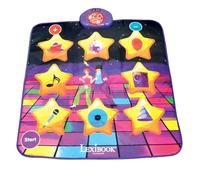 Lexibook Tapis de danse électronique DM10 Touches lumineuses Bluetooth 6 modes Violet/Jaune