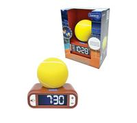 Lexibook, Tennis, Réveil veilleuse Tennis, Sons et mélodies, Écran LCD rétro-éclairé, Lumineux, Snooze, RL800T, Jaune