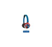 Lexibook, The Avengers, Casque Audio stéréo, Puissance sonore limitée, Pliable et Ajustable, Rouge/Bleu, HP010AV
