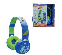 Lexibook, Toy Story, Casque Lumineux Pliable Bluetooth et Filaire avec Un Design 3D de l’Univers Toy Story avec limitation du Volume, Bleu, HPBT015TS
