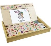 LEXIBOOK -Toys - L'Ecole des mots bilingue Français / Anglais  Jeu en Bois