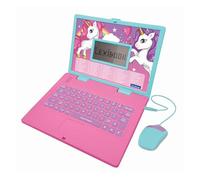Lexibook, Unicorn Ordinateur Éducatif Enfant, JC598UNIi1 | Français/Anglais, 124 activités, Maths, Logique, Lecture de l'heure, Musique