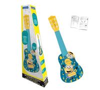 Lexibook, Universal Moi, Moche et Méchant 3 Minions Ma première Guitare, 6 Cordes en Nylon, 53 cm, Guide Inclus, Bleu/Noir, K200DESLXB
