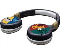 Lexibook - Warner Harry Potter - Casque Audio 2-en-1 Bluetooth et Filaire, Stéréo, sans Fil, Filaire, Son limité, Pliable, Ajustable, Batterie Rechargeable, Noir/Gris, HPBT010HP