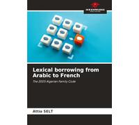 Lexical borrowing from Arabic to French: The 2005 Algerian Family Code