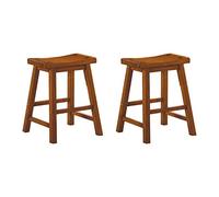 Lexicon Victoria Lot de 2 tabourets de salle à manger en bois de chêne 44,5 cm