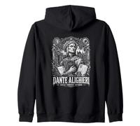 L'exil de Dante Alighieri dans Inferno Divina Commedia Sweat à Capuche