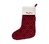 Lexington Chaussette de Noël Jacquard coton/viscose écologique Red