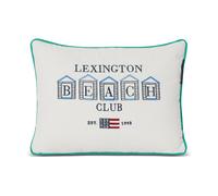 Lexington Coussin Beach Club Small Embroidered 30x40 cm Bleu-blanc-vert