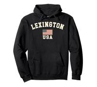 Lexington Drapeau américain Vintage Souvenir du Kentucky Sweat à Capuche